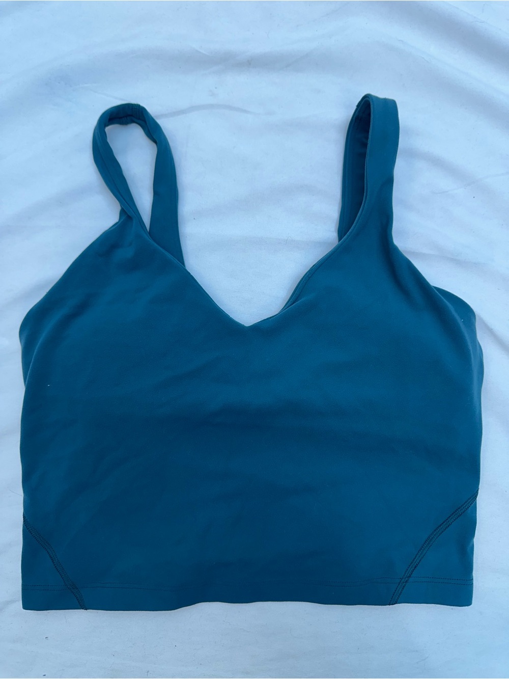 lululemon athletica Green Align V-Neck Crop Tank 6